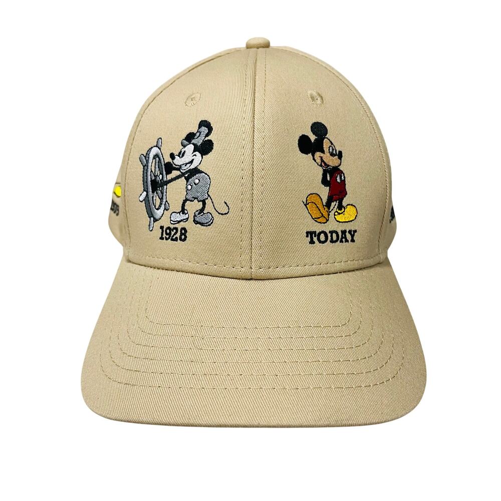 Disney Mickey Mouse Through The Years Hat Cap Vintage 1928 Today Florida Tan